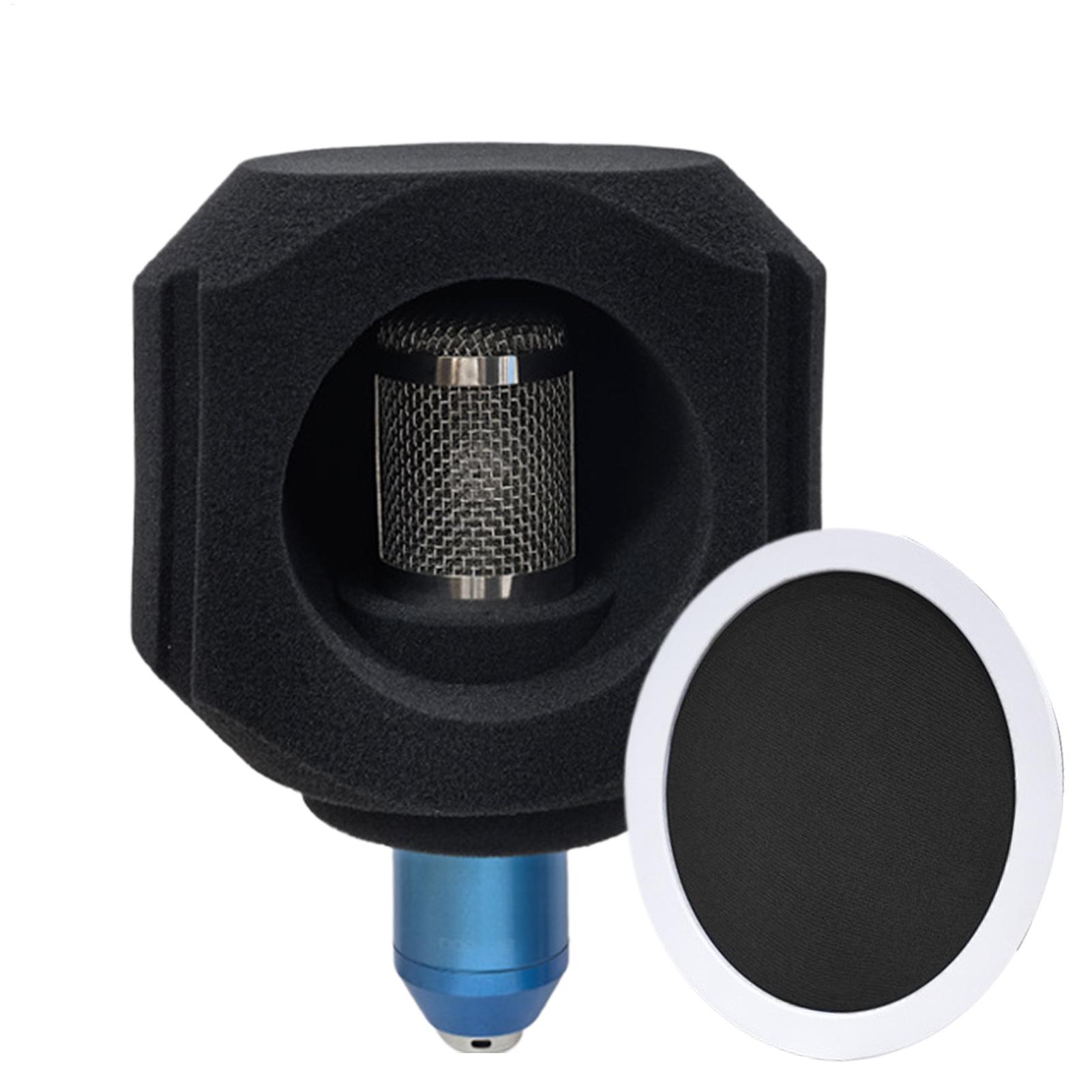 Shure Mic Sm58 - マイクアイソレーションボール ノイズ低減 防音カバー マイク風防フィルター スタジオ録音・歌唱用