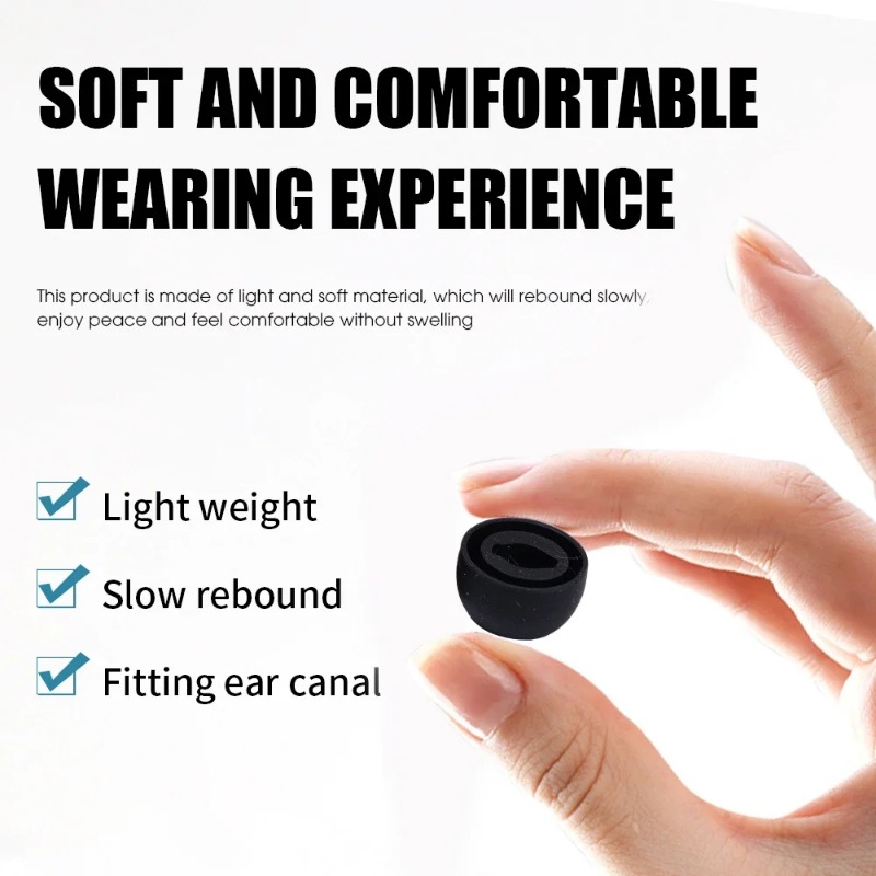 サムスンギャラクシーバッドプロ用シリコンイヤーチップ,ワイヤ - Earphone Foam Tip のレビューと価格