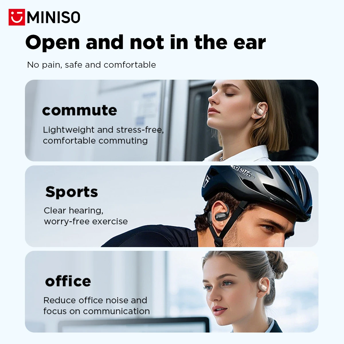 MINISO MS190 リアルタイムAI音声翻訳イヤホン。 - Bluetooth Headset On Ear のレビューと価格