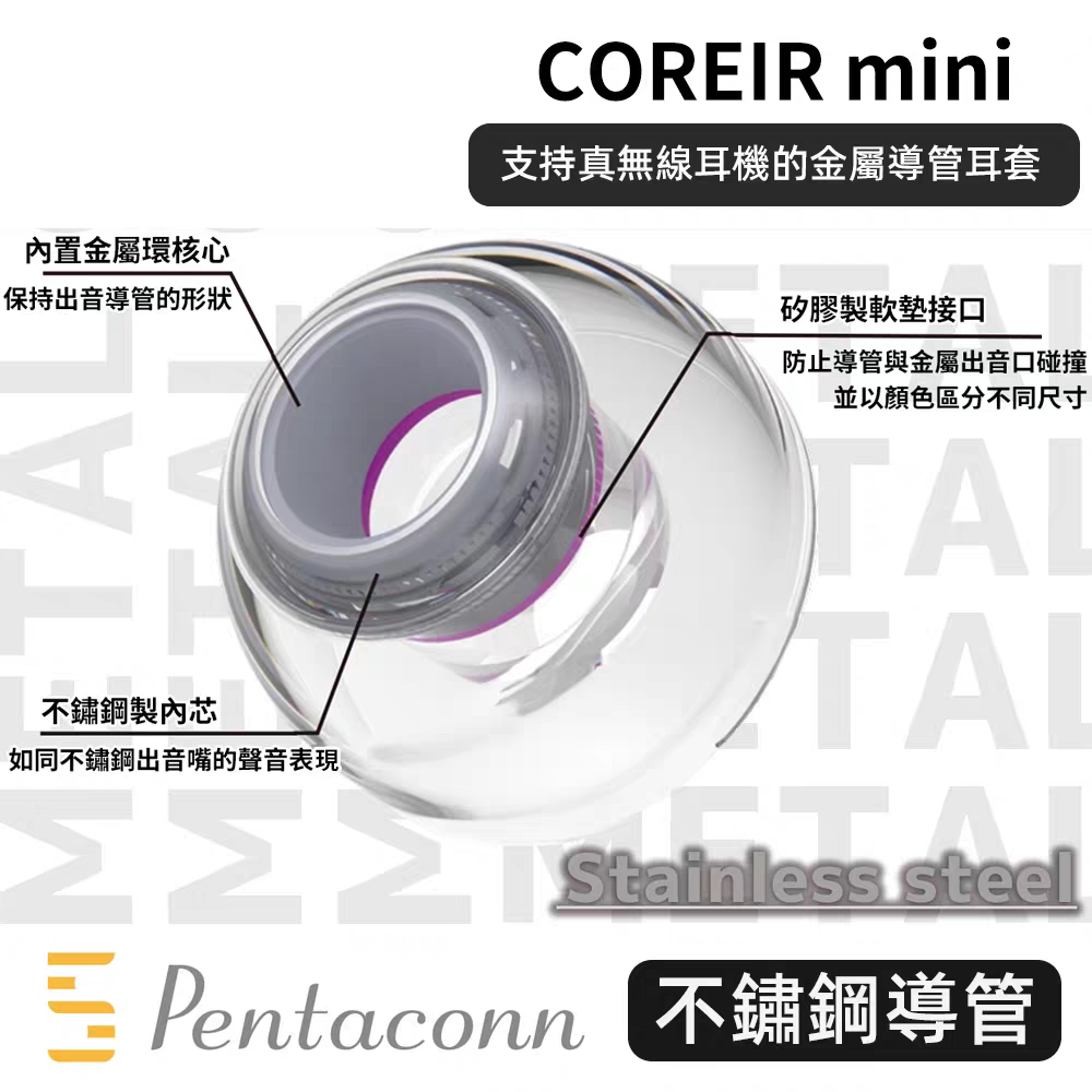Pentaconn Coreir mini ステンレススチー - Wireless Earbuds Tws のレビューと価格
