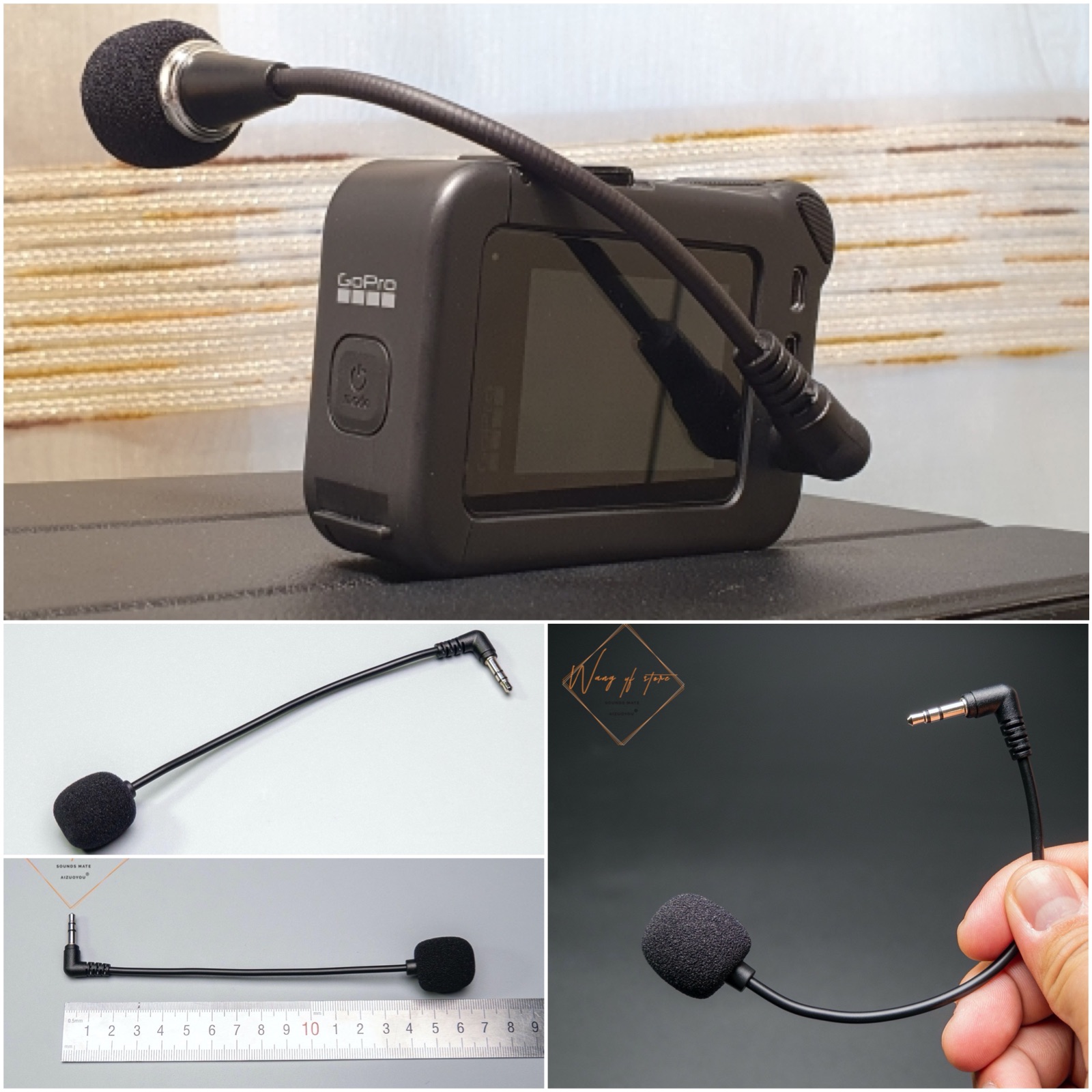 ステレオマイク付き有線ヘッドセット,3.5mm,gopro  - Audiophile Headphone Wired のレビューと価格